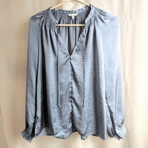 BOHO Lucky Brand Peasant Silky Blouse